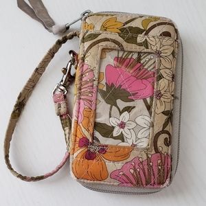 Vera Bradley Tea Garden Wristlet